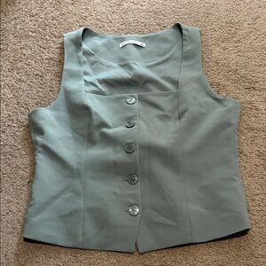 Abercrombie sage vest